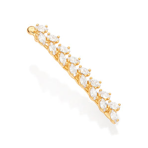 GOLD PRINCESS HAIR CLIP