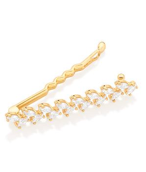 GOLD PRINCESS HAIR CLIP