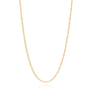 GOLD MEN'S PAPER CLIP CHAIN