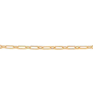 GOLD MEN'S PAPER CLIP CHAIN