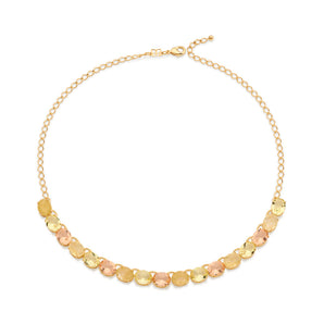 GOLD LUXURIOUS GARDEN NECKLACE IN YELLOW