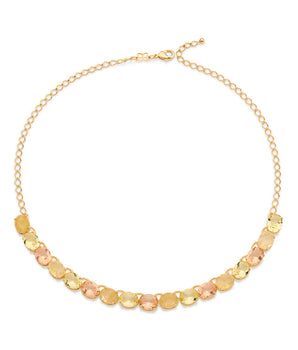 GOLD LUXURIOUS GARDEN NECKLACE IN YELLOW