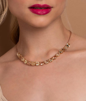 GOLD LUXURIOUS GARDEN NECKLACE IN YELLOW