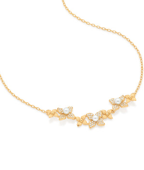 GOLD FLOWER GARDEN NECKLACE
