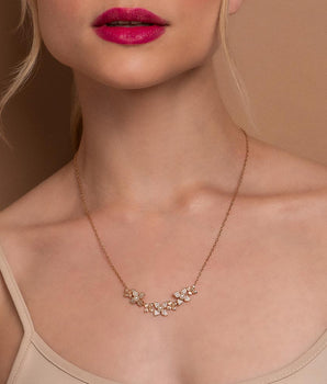 GOLD FLOWER GARDEN NECKLACE