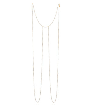 GOLD SHIMMERING WATERS BODY CHAIN