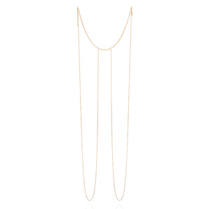 GOLD SETTING SAIL BODY CHAIN