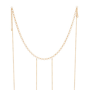 GOLD SETTING SAIL BODY CHAIN