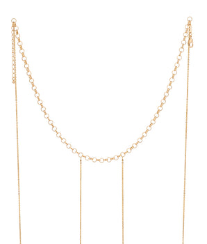 GOLD SETTING SAIL BODY CHAIN