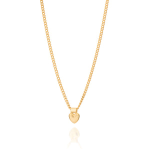 GOLD TINY HEART NECKLACE
