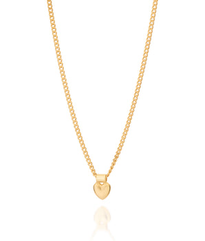 GOLD TINY HEART NECKLACE