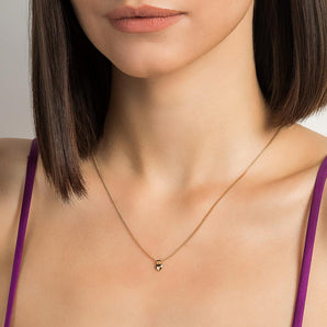 GOLD TINY HEART NECKLACE