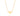 GOLD INITIAL HEART NECKLACE