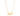 GOLD GRATIDÃO (GRATITUDE) PLAQUE NECKLACE