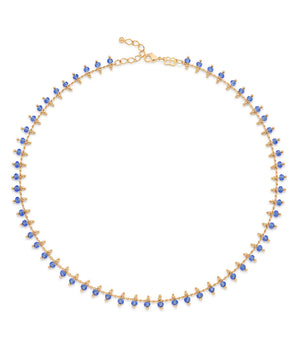 GOLD BLUE SKIES CHOKER