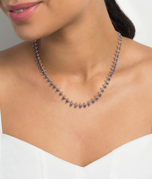 GOLD BLUE SKIES CHOKER