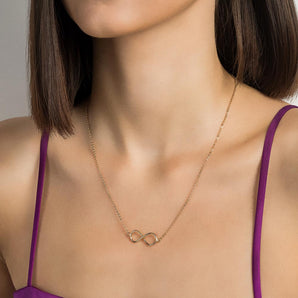 GOLD ETERNITY NECKLACE