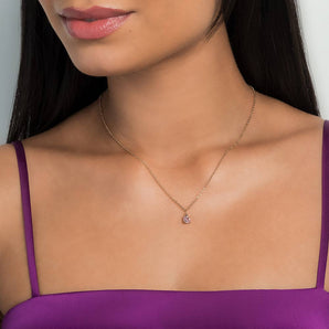 GOLD PLATED CHAIN WITH ZIRCONIA