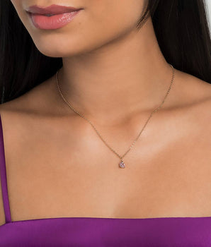 GOLD PLATED CHAIN WITH ZIRCONIA