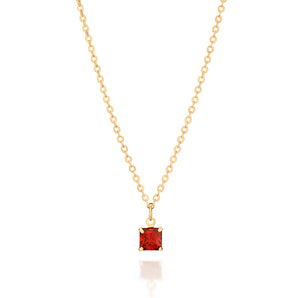 GOLD BIRTHDAY NECKLACE - JANUARY