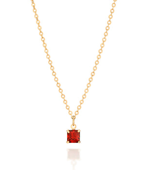 GOLD BIRTHDAY NECKLACE - JANUARY