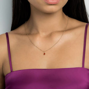 GOLD BIRTHDAY NECKLACE - JANUARY