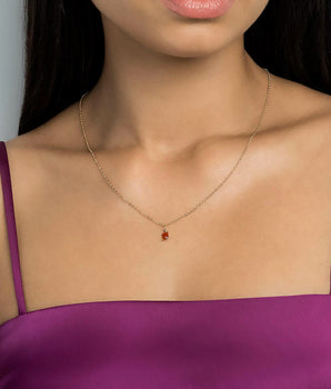 GOLD BIRTHDAY NECKLACE - JANUARY