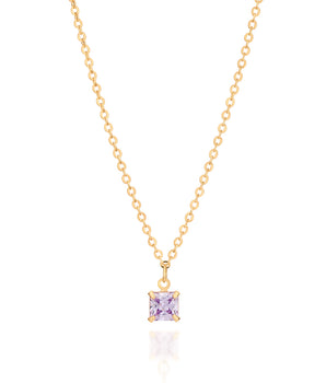 GOLD BIRTHDAY NECKLACE - JUNE