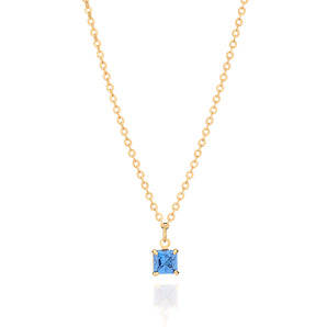GOLD BIRTHDAY NECKLACE - DECEMBER