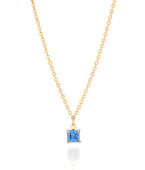 GOLD BIRTHDAY NECKLACE - DECEMBER