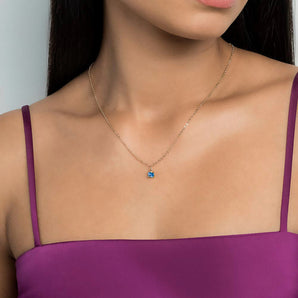 GOLD BIRTHDAY NECKLACE - DECEMBER