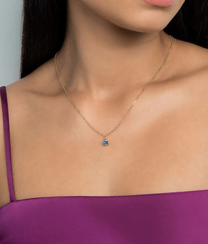 GOLD BIRTHDAY NECKLACE - DECEMBER