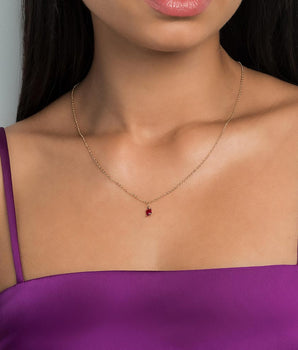 GOLD BIRTHDAY NECKLACE - JULY