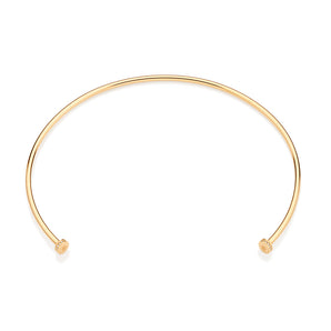GOLD PLATED CHAIN WITH ZIRCONIA