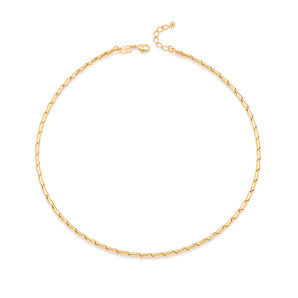 GOLD TWISTED CHAIN CHOCKER