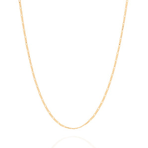 GOLD MEN'S FIGARO CHAIN - SMALL