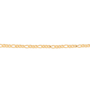 GOLD MEN'S FIGARO CHAIN - SMALL