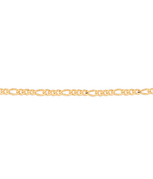 GOLD MEN'S FIGARO CHAIN - SMALL