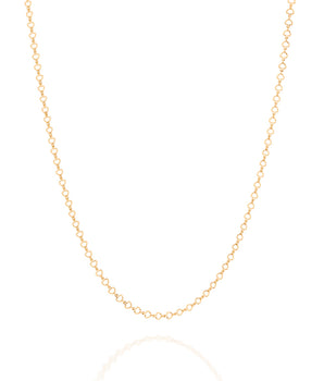 GOLD HEART CABLE LINK CHAIN
