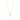 GOLD PLATED CHAIN WITH ZIRCONIA