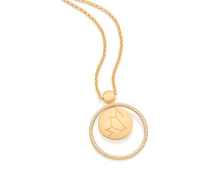 GOLD PHOENIX CONSTELLATION NECKLACE