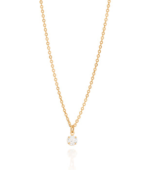 GOLD POINT OF LIGHT NECKLACE
