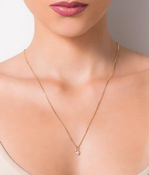 GOLD POINT OF LIGHT NECKLACE