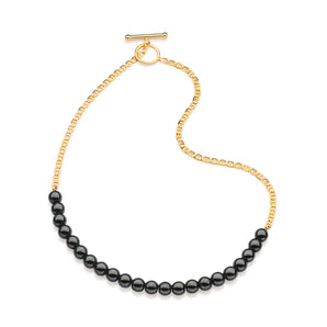 GOLD MEN'S DARK NIGHT NECKLACE