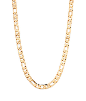 GOLD MEN'S FIGARO CHAIN - SMALL
