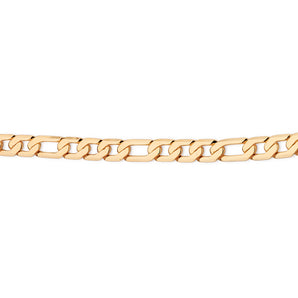 GOLD MEN'S FIGARO CHAIN - SMALL