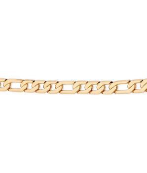 GOLD MEN'S FIGARO CHAIN - SMALL