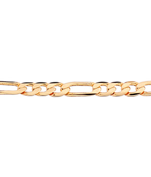 GOLD MEN'S FIGARO CHAIN LARGE