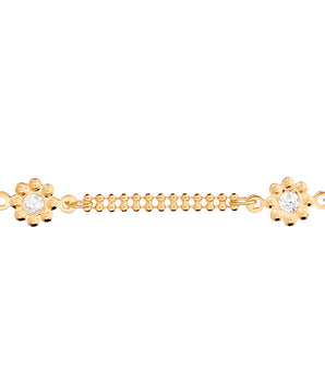 GOLD CHIC FLOWERS NECKLACE
