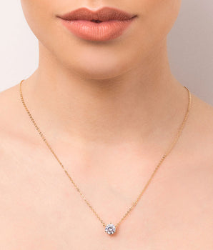 GOLD BEACON NECKLACE